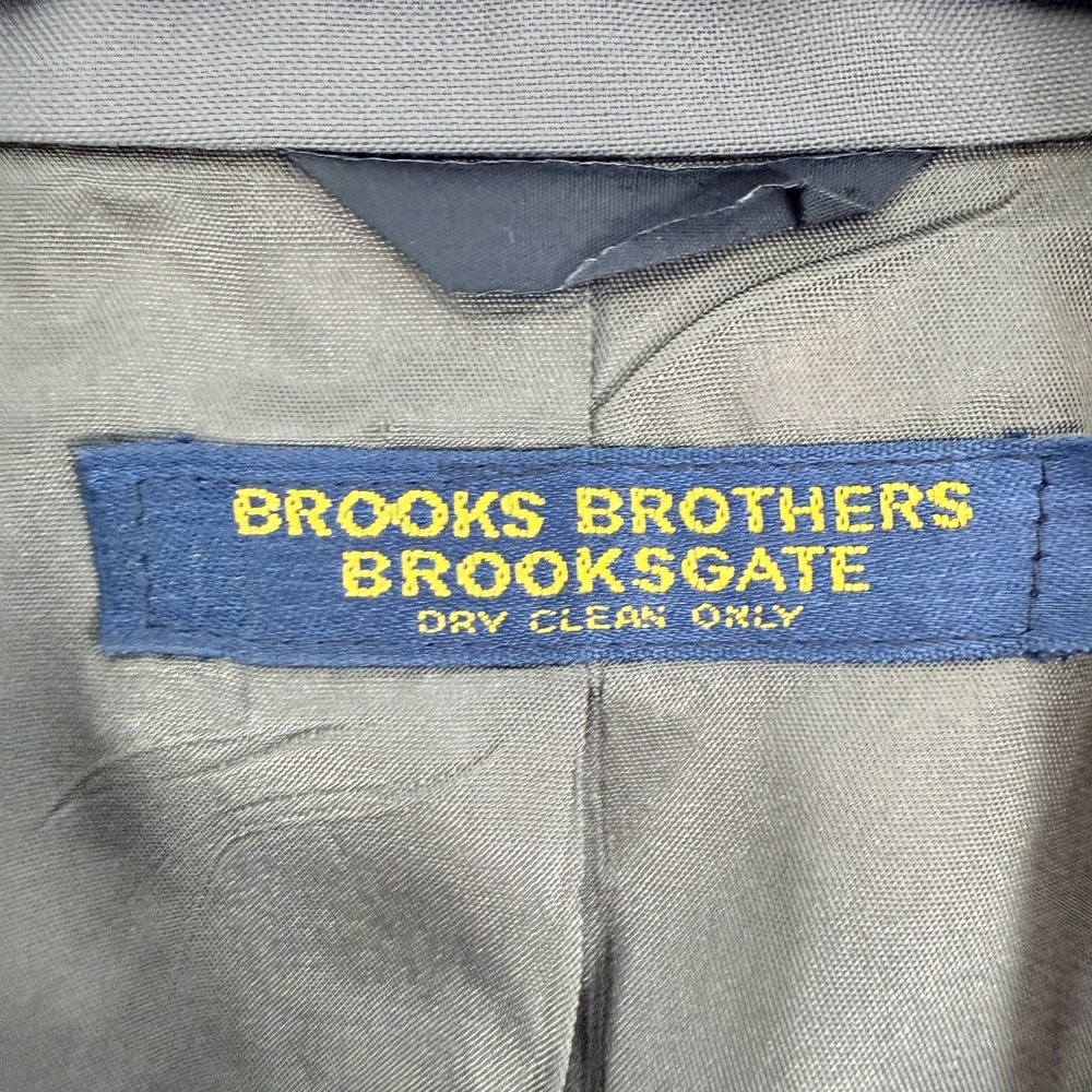 Vintage Brooks Brothers Sport Coat Mens 38 Gray Two Buttons Business Casual - Picture 4 of 14